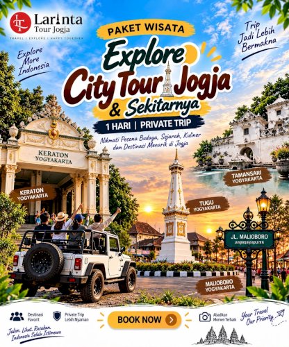 Paket Wisata Explore City Tour Jogja & Sekitarnya