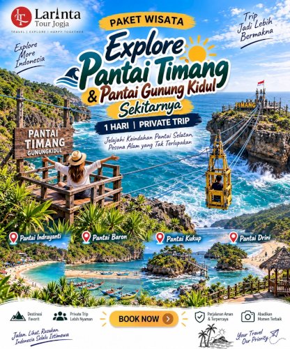 Paket Wisata Explore Pantai Timang & Pantai gunung kidul sekitarnya